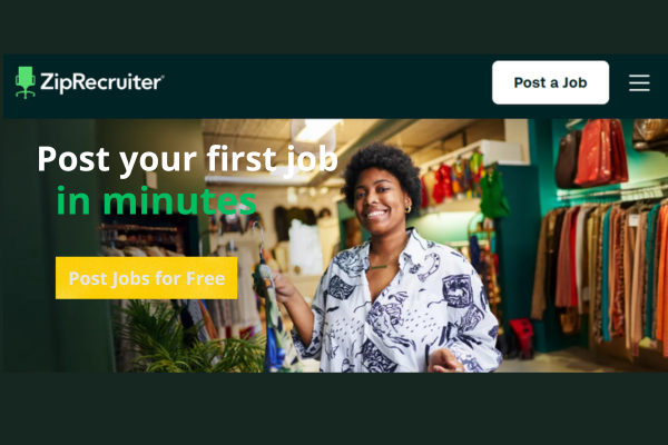 4 out of 5 employers who post a job on ZipRecruiter get a quality candidate within the first day.